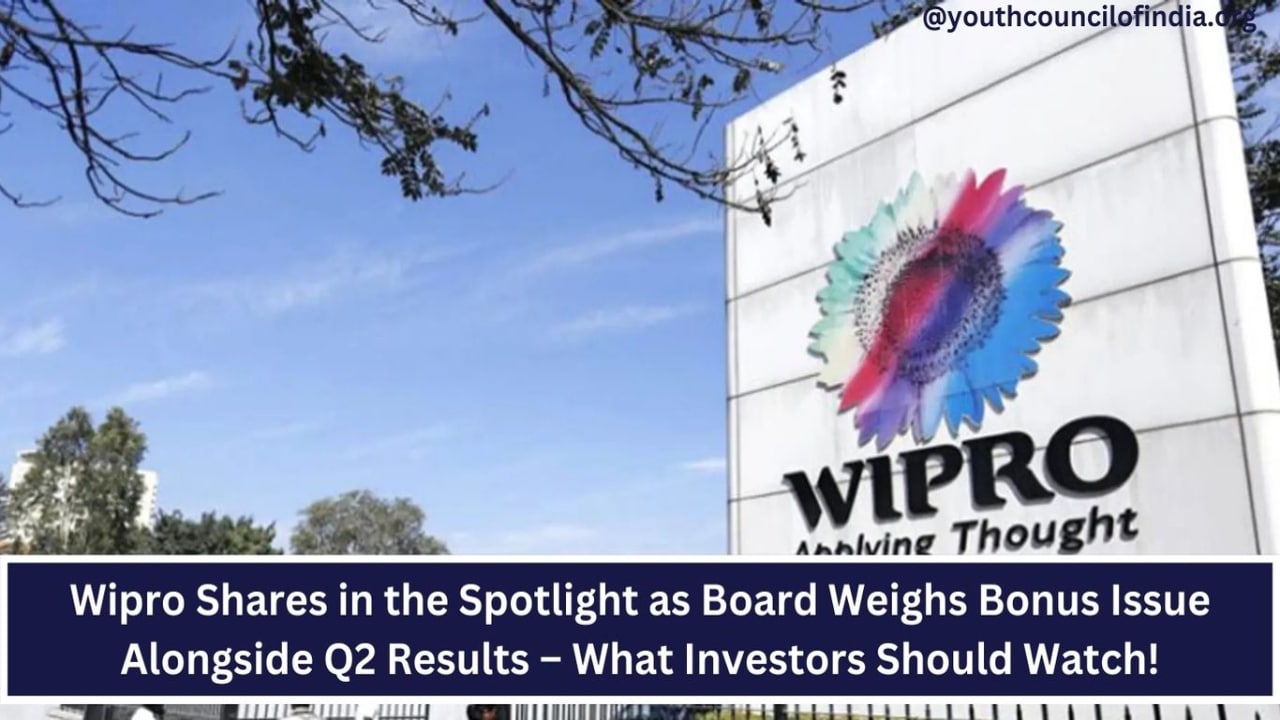 Wipro Shares in the Spotlight as Board Weighs Bonus Issue Alongside Q2 Results – What Investors Should Watch!